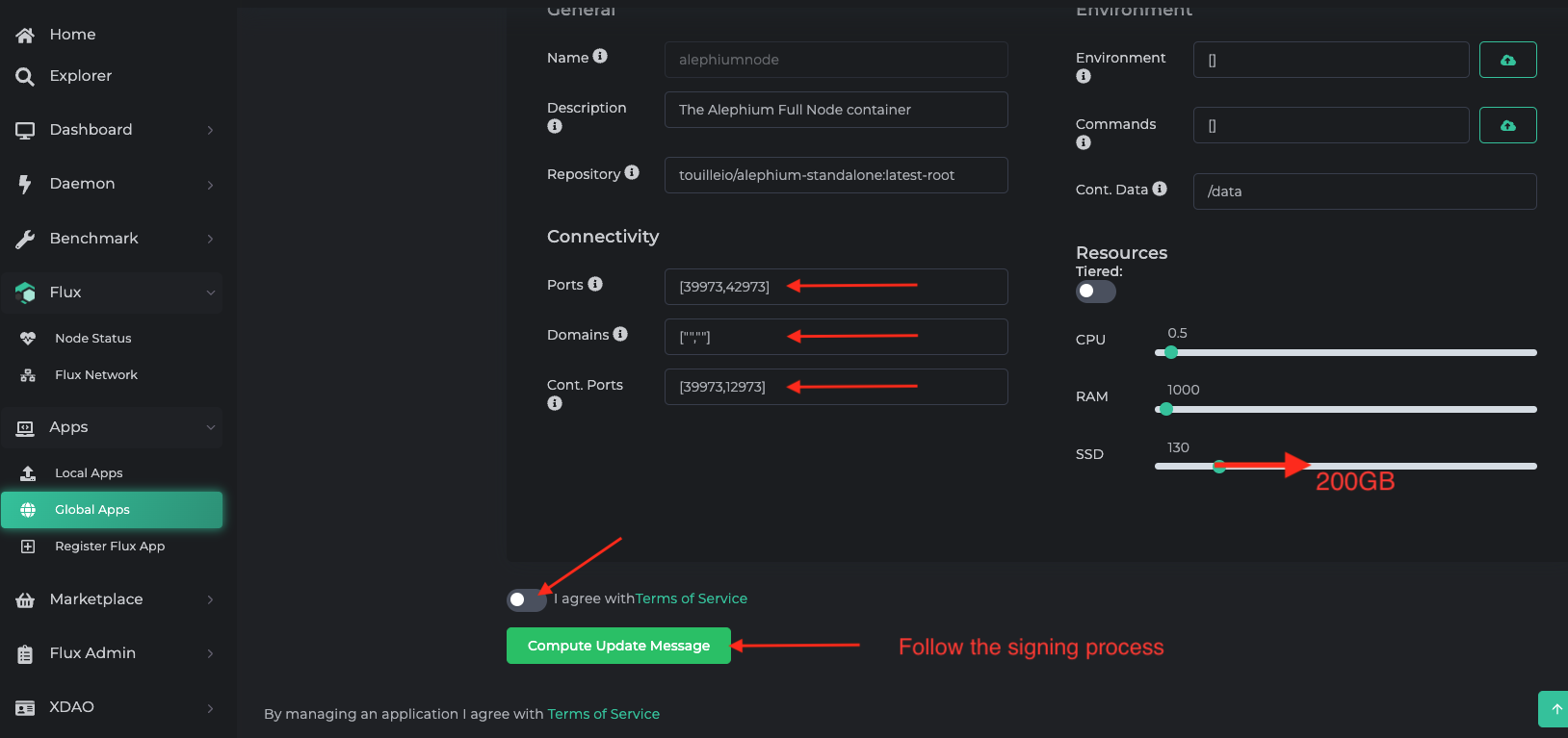 Configure connectivity